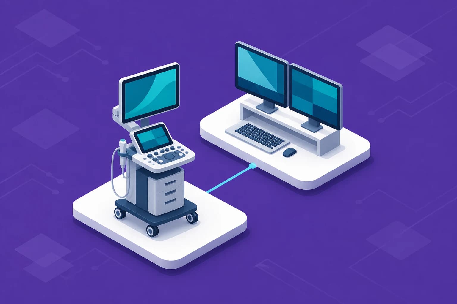 Illustration of enterprise imaging & clinical systems